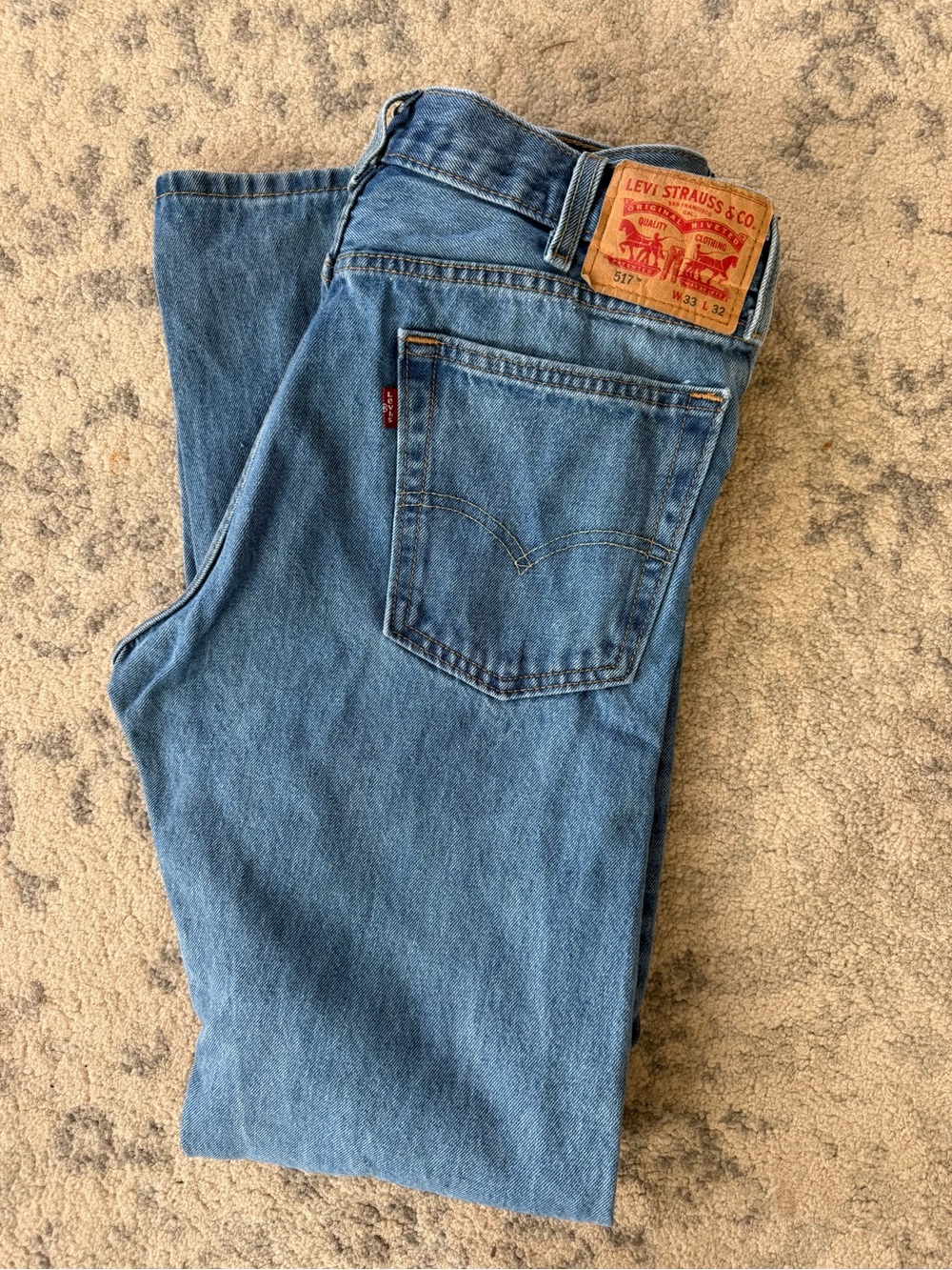 Levi's 517 Bootcut Jeans Light Wash Men's W33 L32